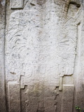 Stone Carving  Tikal Maya Ruins  UNESCO World Heritage Site  Guatemala  Central America