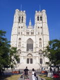 Cathedrale Des Sts Michael and Gudule  Brussels  Belgium  Europe