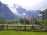 Lock-In Tower in Thethi in the Albanian Alps  Albania  Europe