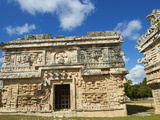 The Church in Ancient Mayan Ruins  Chichen Itza  UNESCO World Heritage Site  Yucatan  Mexico