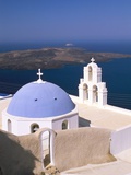 Firostefani  Island of Santorini (Thira)  Cyclades Islands  Aegean  Greek Islands  Greece  Europe