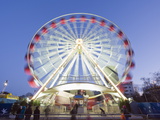 Winter Wonderland Big Wheel  Civic Centre  Cardiff  Wales  United Kingdom  Europe