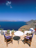 Fira  Island of Santorini (Thira)  Cyclades Islands  Aegean  Greek Islands  Greece  Europe