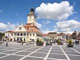 Brasov Council Square  Brasov  Transylvania  Romania  Europe