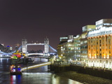 London Skyline at Night  London  England  United Kingdom  Europe