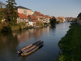 Klein-Venedig (Little Venice)  Bamberg  UNESCO World Heritage Site  Bavaria  Germany  Europe