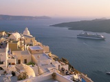 Fira  Island of Santorini (Thira)  Cyclades Islands  Aegean  Greek Islands  Greece  Europe