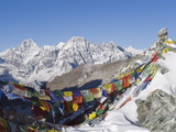 Cho La Pass  Solu Khumbu Everest Region  Sagarmatha National Park  Himalayas  Nepal  Asia