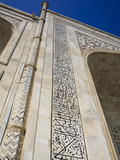 Exterior of the Taj Mahal Inscribed With Verses From the Quran  Agra  Uttar Pradesh  India