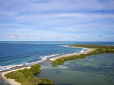 View of Gran Roque  Archipelago Los Roques National Park  Venezuela  South America
