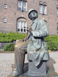 Hans Christian Andersen Statue  Copenhagen  Denmark  Scandinavia  Europe