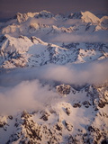 Olympic Mountain Range  Olympic National Park  UNESCO World Heritage Site  Washington State  USA