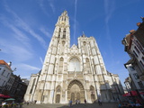 Tower of Onze Lieve Vrouwekathedraal  Built Between 1352 and 1521  Antwerp  Flanders  Belgium