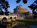 Castello Sant Angelo and River Tiber  Rome  Lazio  Italy  Europe