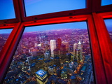 View of Downtown Toronto Skyline Taken From Cn Tower  Toronto  Ontario  Canada  North America