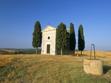Vitaleta Chapel Near Pienza  Val D'Orcia  Siena Province  Tuscany  Italy  Europe