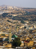Elevated View Over the Medina  Fez (Fes)  Morocco  North Africa  Africa
