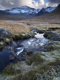 Glen Brittle and the Cuillin Mountains on a November Afternoon  Isle of Skye  Scotland  Uk
