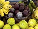 Local Fruits  Maracuja and Nuts  in the Central Market of Belem  Brazil  South America