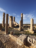 Pillars of the Church of St Servus at the Roman Ruins of Sbeitla  Tunisia  North Africa  Africa