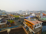 View Over the Wharf of Dhaka  Bangladesh  Asia