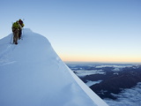 Summit Ridge of Mont Blanc  4810M  Chamonix  French Alps  France  Europe