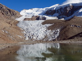 Glacier Near Plaza De Mulas Basecamp  Aconcagua Provincial Park  Andes Mountains  Argentina