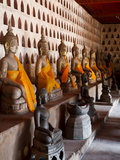 Buddha Statues Inside Wat Sisaket  Vientiane  Laos  Indochina  Southeast Asia  Asia