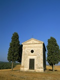 Vitaleta Chapel Near Pienza  Val D'Orcia  Siena Province  Tuscany  Italy  Europe