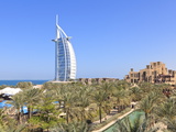 Burj Al Arab Viewed From the Madinat Jumeirah Hotel  Jumeirah Beach  Dubai  Uae