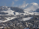 Megeve Village in Winter  Megeve  Haute Savoie  French Alps  France  Europe