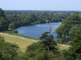 View Over the Thames From Richmond Hill  Richmond  Surrey  England  Uk