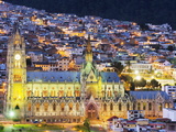 Gothic Basilica Del Voto Nacional  Old Town  UNESCO World Heritage Site  Quito  Ecuador