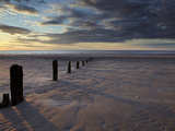A Summer Sunset at Brancaster  Norfolk  England  United Kingdom  Europe