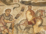 Part of the Amphitrite Roman Mosaic  House of Amphitrite  Bulla Regia Archaeological Site  Tunisia