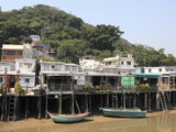 Stilt Houses  Fishing Village of Tai O  Lantau Island  Hong Kong  China  Asia