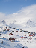 View in Tasiilaq Village  East Greenland  Polar Regions