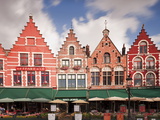 The Markt (Main Market Place)  Bruges  Belgium  Europe