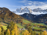 Mountains of the Geisler Gruppe/Geislerspitzen  Dolomites  Trentino-Alto Adige  Italy  Europe