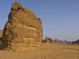 Wonderful Rock Formations in the Sahara Desert  Tikoubaouine  Southern Algeria  North Africa