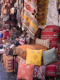 Goods in the Souks in the Medina  Marrakech  Morocco  North Africa  Africa