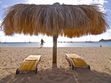 Sun Umbrella on Reduit Beach  Rodney Bay  St Lucia  Windward Islands  West Indies