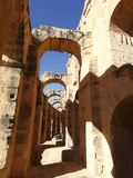 Roman Amphitheatre  El Jem  UNESCO World Heritage Site  Tunisia  North Africa  Africa