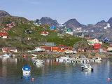 Harbour and Village  Ammassalik  Greenland  Arctic  Polar Regions