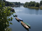 View of the Thames From Richmond Bridge  Richmond  Surrey  England  Uk