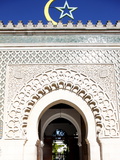Main Door of the Paris Great Mosque  Paris  France  Europe