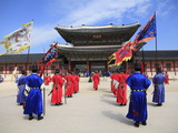 Changing of the Guards  Gyeongbokgung Palace (Palace of Shining Happiness)  Seoul  South Korea