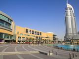 Downtown Dubai District  Dubai Mall  the Address Tower and Souk Al Bahar  Dubai  Uae