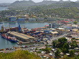 View Over Castries  St Lucia  Windward Islands  West Indies  Caribbean  Central America