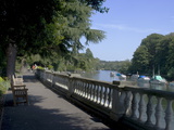 View of the Thames From Embankment Near York House  Richmond  Surrey  England  Uk